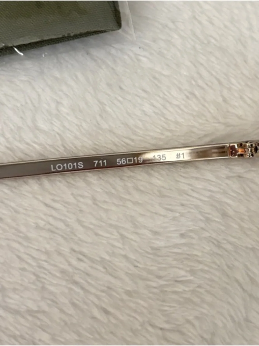 Longchamp Gold Frame Sunglasses with Brown Gradient Lenses